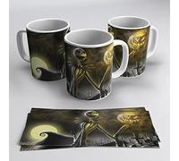newseny Taza Jack Skellington Pesadilla antes de Navidad (Colección taza regalo Navidad) (Jack Skellington Halloween)