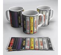 Newseny Taza Judas Priest - Regalo para Fans del Rock y Metal | Cerámica 355ml | Casetes Judas Priest