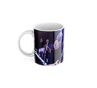 newseny Taza para ROCKEROS y fans de la banda de rock METALLICA | Cerámica 350ml (Regalo Heavy Metal) (Concierto Metallica nombre)
