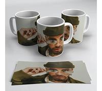 newseny Taza Rauw Alejandro Saturno Reloaded - Regalo para Fans del cantante Rauw Alejandro (Rauw Alejandro - Cara)