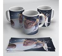 newseny Taza Rauw Alejandro Saturno Reloaded - Regalo para Fans del cantante Rauw Alejandro (Rauw Alejandro - Saturno Blanco)