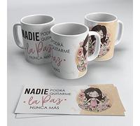 newseny Taza Soy Feminista Día de la mujer (Colección tazas Feministas para regalo) - Mujeres Poderosas - Cerámica 350ml (Feminista - Nadie)