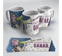 newseny Taza Soy Feminista Día de la mujer (Colección tazas Feministas para regalo) - Mujeres Poderosas - Cerámica 350ml (Feminista - Para Ganar)