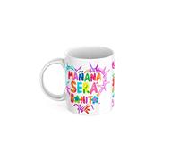 newseny Taza Taza Mañana será más bonito Regalo Bichota - Taza de Cerámica 330 ml con Ilustración Artística (la bichota)