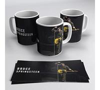 newseny Taza U2 Bruce Springsteen Conciertos - Taza grupo de música para regalo | Capacidad 350 ml (U2 i Nombre)