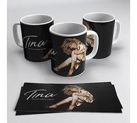 newseny Tina Turner - Taza de la cantante Tina Turner reina del rock | Regalo para fans de Turner, Cerámica 355ml (Tina Turner)