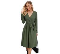 Newshows Vestido Tipo Jersey para Mujer, Vestido de Invierno para Mujer, Vestidos Tipo suéter de Punto para invitadas a una Boda