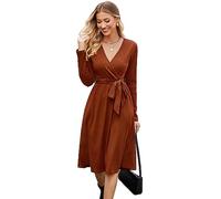 Newshows Vestido Tipo Jersey para Mujer, Vestido de Invierno para Mujer, Vestidos Tipo suéter de Punto para invitadas a una Boda