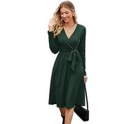 Newshows Vestido Tipo Jersey para Mujer, Vestido de Invierno para Mujer, Vestidos Tipo suéter de Punto para invitadas a una Boda