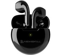 Newskill Anuki Lite Inalámbricos Bluetooth 5.0, Control Táctil, Earbuds Sonido Nítido, Micrófono Integrado, Resistencia IPX4, 16 Horas de Reproducción, Earbuds Inalámbricos Carga USB-C, Negro