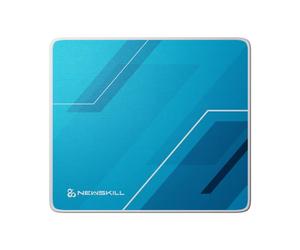 NEWSKILL Artemis Alfombrilla Gaming L Tela Jacquard Base Antideslizante Borde Ribeteado Azul