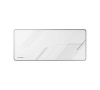 NEWSKILL Artemis Alfombrilla Gaming XXL Tela Jacquard Base Antideslizante Borde Ribeteado Blanca