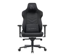 NEWSKILL Banshee Pro - Silla Gaming con Reclinación 180°, Reposabrazos 4D, Soporte Lumbar, Tela Transpirable, Color Negro