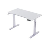 NEWSKILL Belenor Pro | Mesa Gaming Ivory | 120x60 | Ajustable en Altura 72-122 cm
