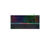 NEWSKILL Gungnyr Pro Teclado Gaming optomecánico RGB Full Layout Gateron Red hotswap reposamuñecas Aluminio Negro