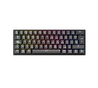 NEWSKILL Pyros V2 Teclado Gaming 60% RGB inalámbrico/Bluetooth/Cable Outemu Red Hotswap - Color Negro