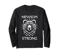 Newsom Strong California apoya a los partidarios de Gavin Newsom Manga Larga