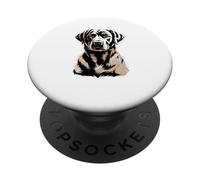 Newspaper Art Chesapeake Bay Retriever Chessie PopSockets PopGrip Adhesivo