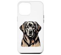 Newspaper Art Golden Retriever GR Goldie Carcasa para iPhone 12 Pro MAX