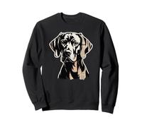 Newspaper Art Hungarian Vizsla Magyar Vizslas Sudadera