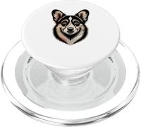 Newspaper Art Pembroke Welsh Corgi Corgis PopSockets PopGrip para MagSafe