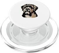 Newspaper Art Portuguese Water Dog Portie PopSockets PopGrip para MagSafe