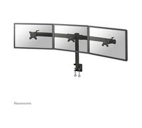 Newstar FPMA-D700D3 Brazo de monitor soporte para 3 pantallas de escritorio hasta 27" (69 cm), negro, 8 kg, VESA 100x100/75x75 mm