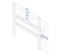 Newstar fpma-vesa425 - placa adaptadora vesa, color negro