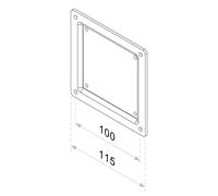 Newstar placa adaptadora vesa fpma-vesa100 10-30 25kg