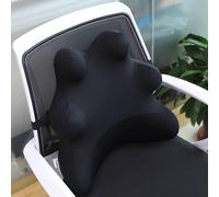 Newsty Lumbar Support Pillow for Ofiice Chair Patented Ergonomic Back Support for Back Pain Relief with Adjustable Strap Lumbar Support Pi