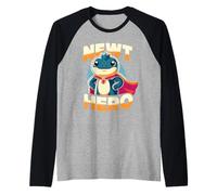 Newt Hero Super Newt Aventura épica Camiseta Manga Raglan