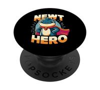 Newt Hero Super Newt Aventura épica PopSockets PopGrip Adhesivo