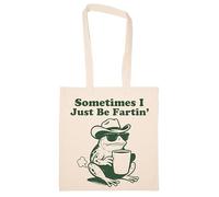 Newtee A Veces Simplemente Me Tiro Pedos Totebag Beige Bolsa De Algodón Reutilizable Ecológica Beige Totebag Eco Friendly Reusable Cotton Bag