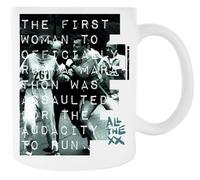 Newtee Agredida Por La Osadía De Kathrine Switzer Bolsa De Gimnasio Taza De Cerámica Blanca Para Taza De Café Para Té White Ceramic Mug For Coffee Cup For Tea