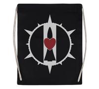 Newtee Amor Y Cohetes Bolsa De Gimnasio Negra Bolsa De Deporte Con Cordón Reutilizable De Algodón Black Gym Bag Cotton Reusable Drawstring Sport Bag