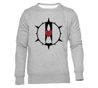Newtee Amor Y Cohetes Sudadera Cuello Redondo Gris Unisex Unisex Grey Sweatshirt Crewneck