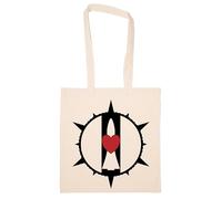 Newtee Amor Y Cohetes Totebag Beige Bolsa De Algodón Reutilizable Ecológica Beige Totebag Eco Friendly Reusable Cotton Bag