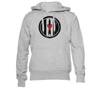 Newtee Amor Y Cohetes Unisex Gris Sudadera Hombre Mujer Unisex Grey Sweatshirt Crewneck