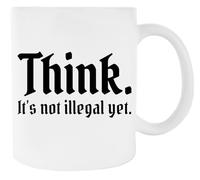 Newtee Creo Que Aún No Es Ilegal Bolsa De Gimnasio Taza De Cerámica Blanca Para Taza De Café Para Té White Ceramic Mug For Coffee Cup For Tea