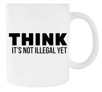 Newtee Creo Que No Es Ilegal Bolsa De Gimnasio Taza De Cerámica Blanca Para Taza De Café Para Té White Ceramic Mug For Coffee Cup For Tea