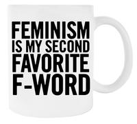 Newtee El Feminismo Es Mi Segundo Favorito Bolsa De Gimnasio Taza De Cerámica Blanca Para Taza De Café Para Té White Ceramic Mug For Coffee Cup For Tea