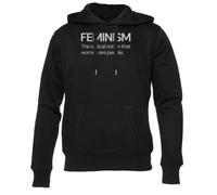 Newtee Empoderamiento De La Mujer Sudadera con Capucha Negra Unisex Hombre Mujer Unisex Black Sweatshirt Crewneck