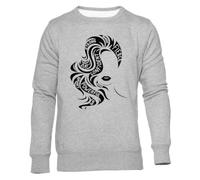 Newtee Empoderamiento De La Mujer Sudadera Cuello Redondo Gris Unisex Unisex Grey Sweatshirt Crewneck