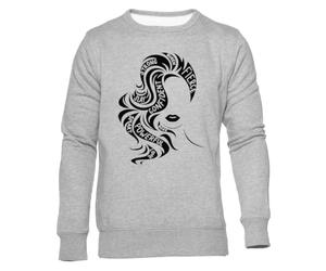Newtee Empoderamiento De La Mujer Sudadera Cuello Redondo Gris Unisex Unisex Grey Sweatshirt Crewneck