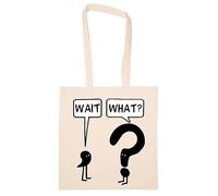 Newtee Espera Qué Totebag Beige Bolsa De Algodón Reutilizable Ecológica Beige Totebag Eco Friendly Reusable Cotton Bag
