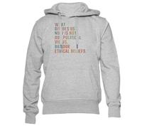 Newtee Lo Que Nos Divide Ahora No Es Unisex Gris Sudadera Hombre Mujer Unisex Grey Sweatshirt Crewneck