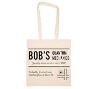 Newtee Mecánica Cuántica De Bob Totebag Beige Bolsa De Algodón Reutilizable Ecológica Beige Totebag Eco Friendly Reusable Cotton Bag