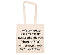 Newtee No Me Gusta Hacer Planes Totebag Beige Bolsa De Algodón Reutilizable Ecológica Beige Totebag Eco Friendly Reusable Cotton Bag