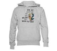 Newtee No Soy Responsable De Lo Que Haga Mi Cara Unisex Gris Sudadera Hombre Mujer Unisex Grey Sweatshirt Crewneck