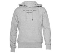 Newtee ¿Qué Tan Difícil Puede Ser? Los Chicos Lo Hacen Unisex Gris Sudadera Hombre Mujer Unisex Grey Sweatshirt Crewneck